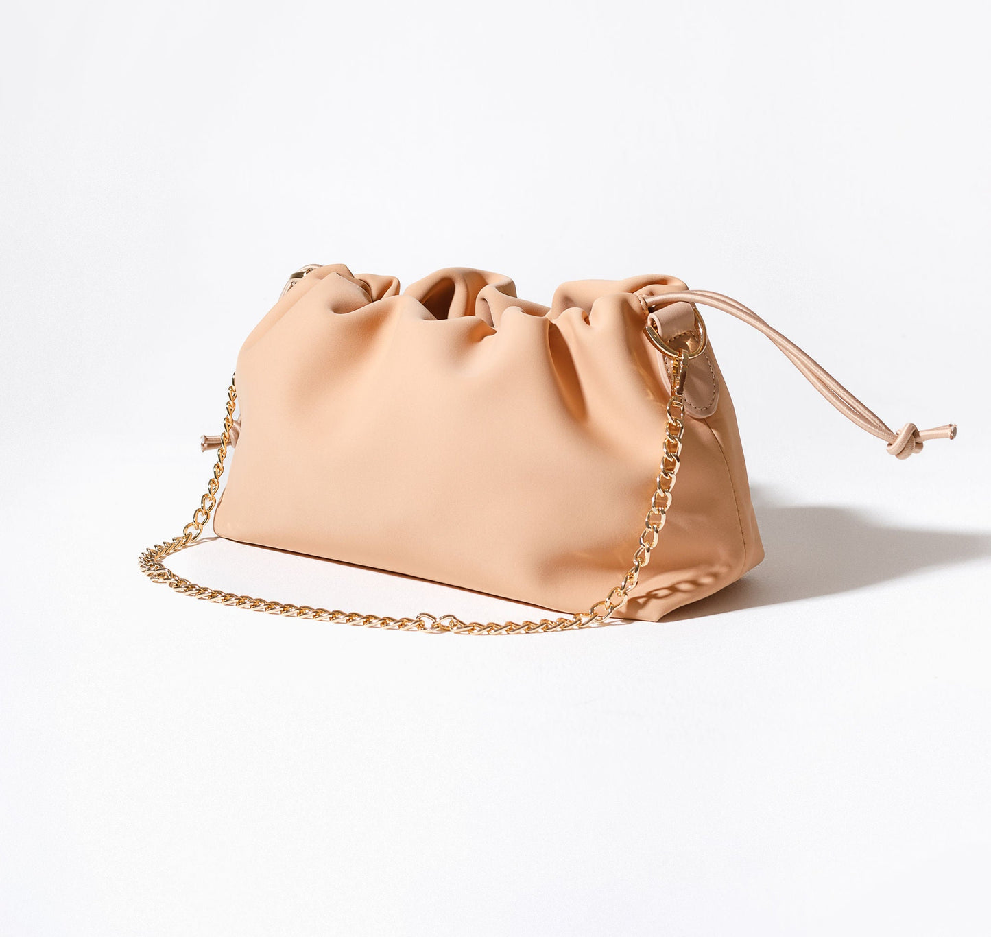 PUFF CLUTCH - TAN