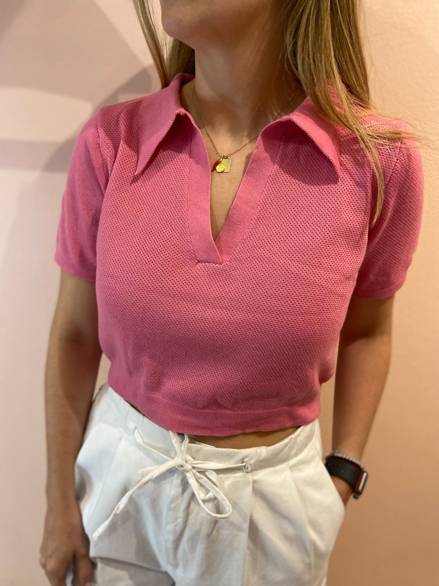 Knit Pink Top