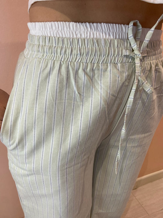 Minty Stripes Pants