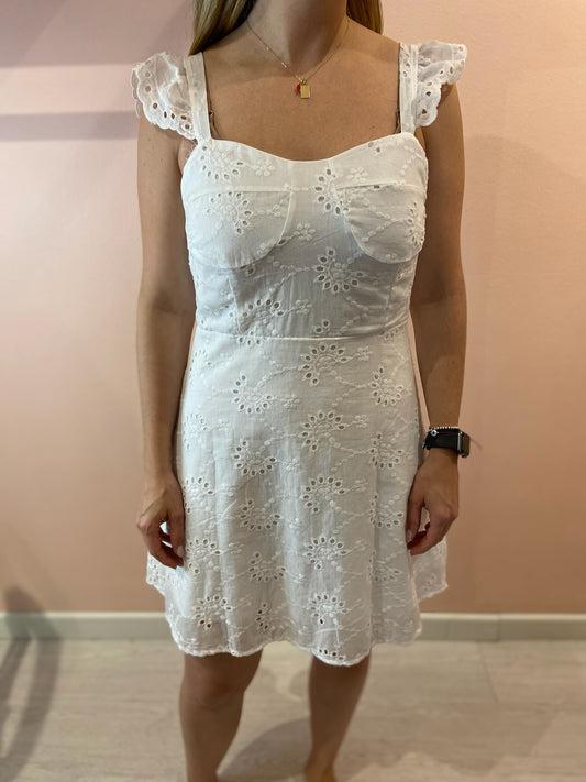Short Eyelet Dress