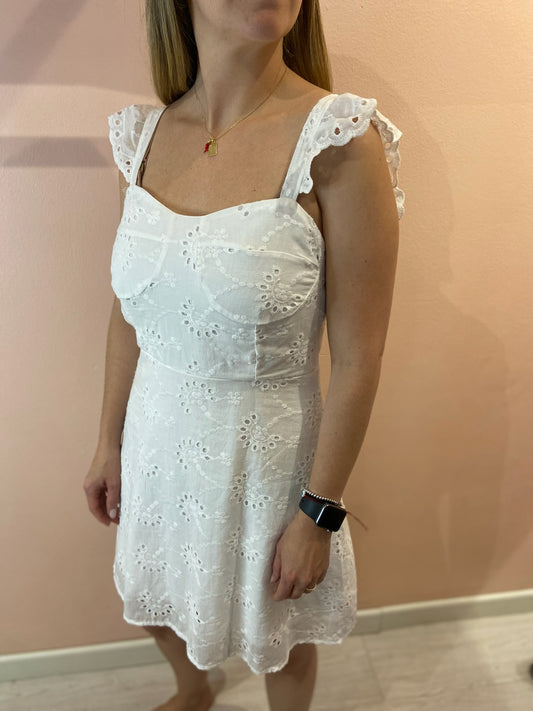 Short Eyelet Dress
