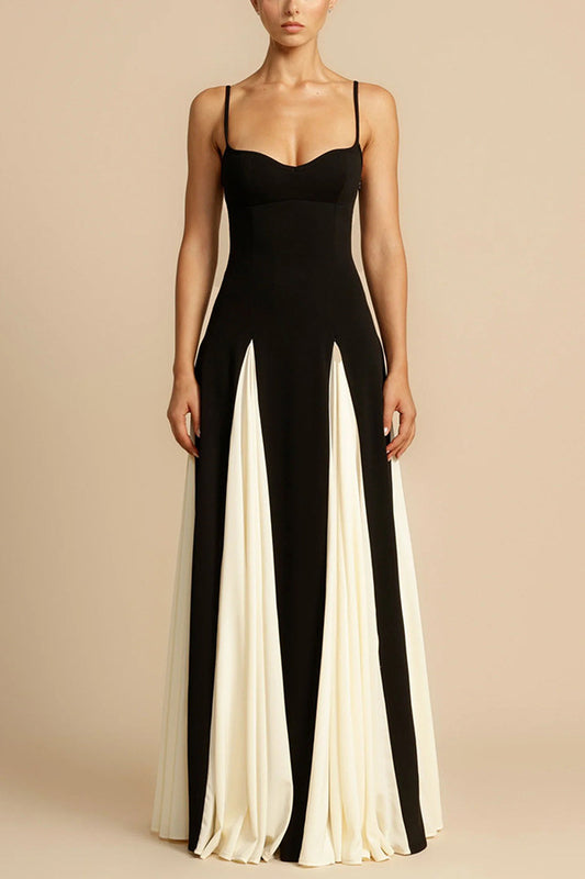 Black & White Long Dress