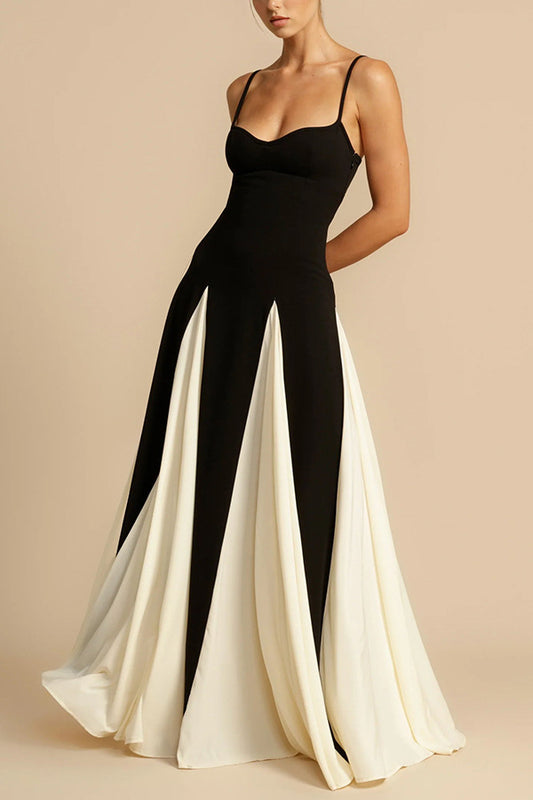 Black & White Long Dress