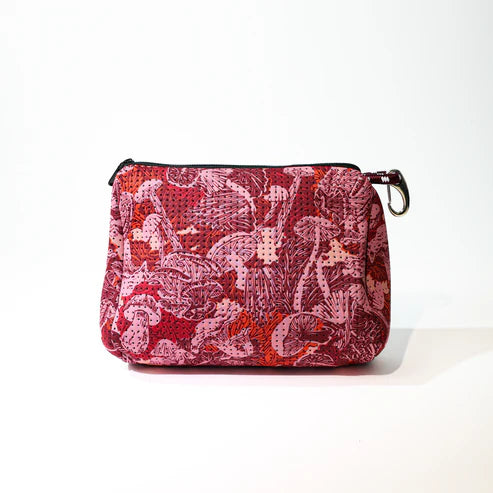 NEOPRENE POUCH - SHROOM RED