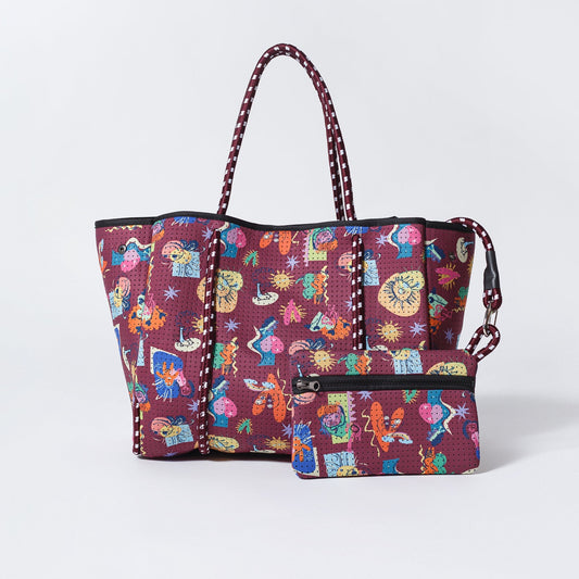 EVERYDAY TOTE BAG - KIDS BURGUNDY