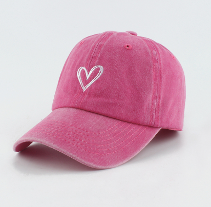 Pink Heart Cap