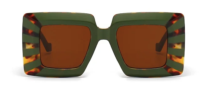 Green Square Sunglasses