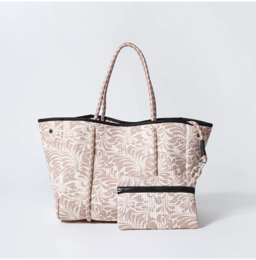 EVERYDAY TOTE BAG - PALMS DREAMS BEIGE