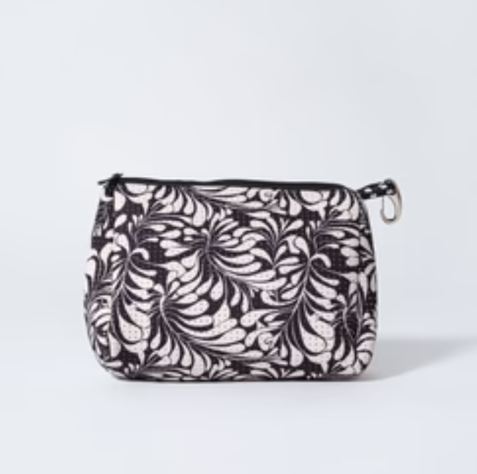 POUCH PALM DREAMS BLACK