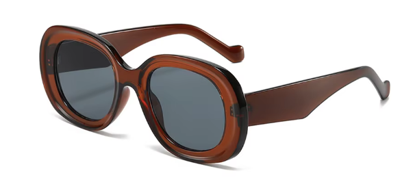 Round Brown Sunglasses