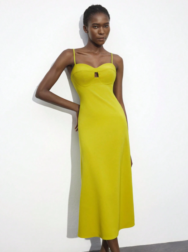 Lemon Midi Dress