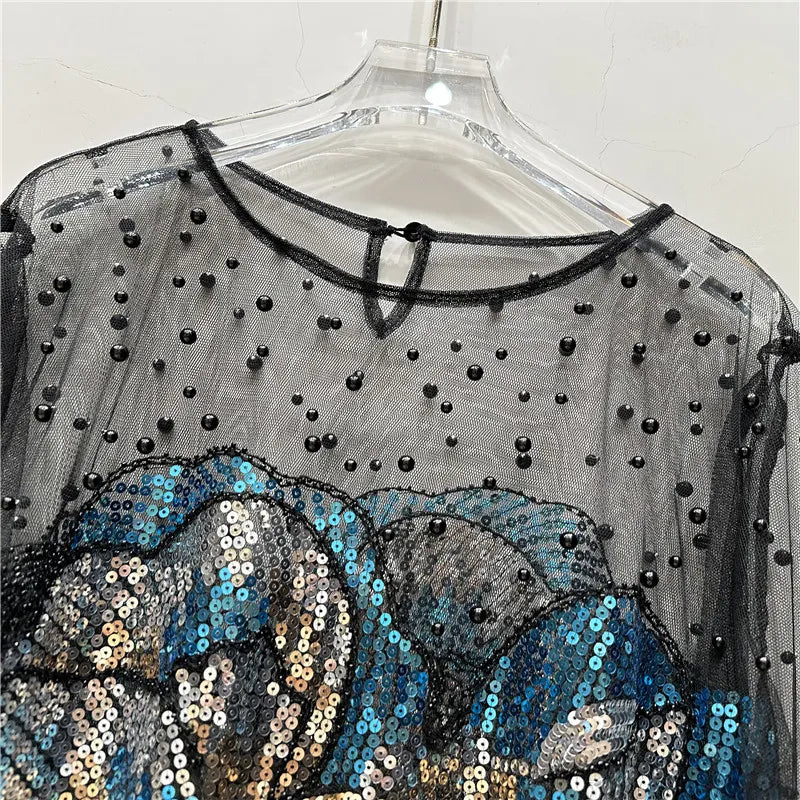 Sequins Longsleeve Top