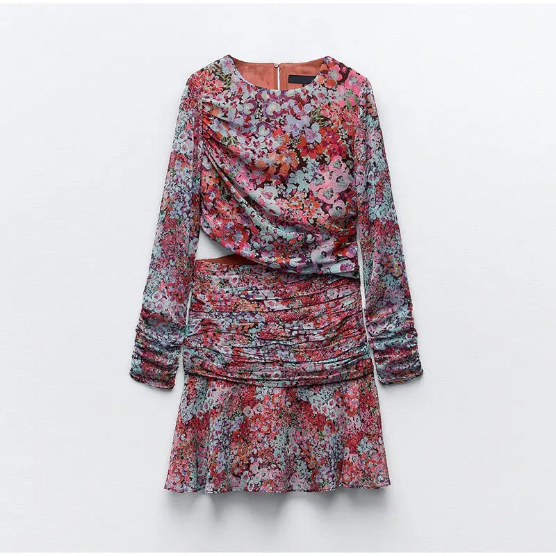 Floral Chiffon Dress