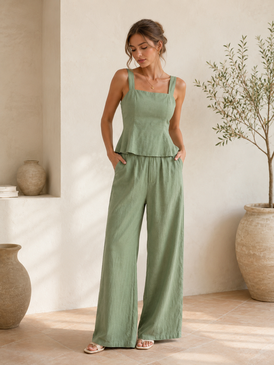 Green  2 Pieces Set