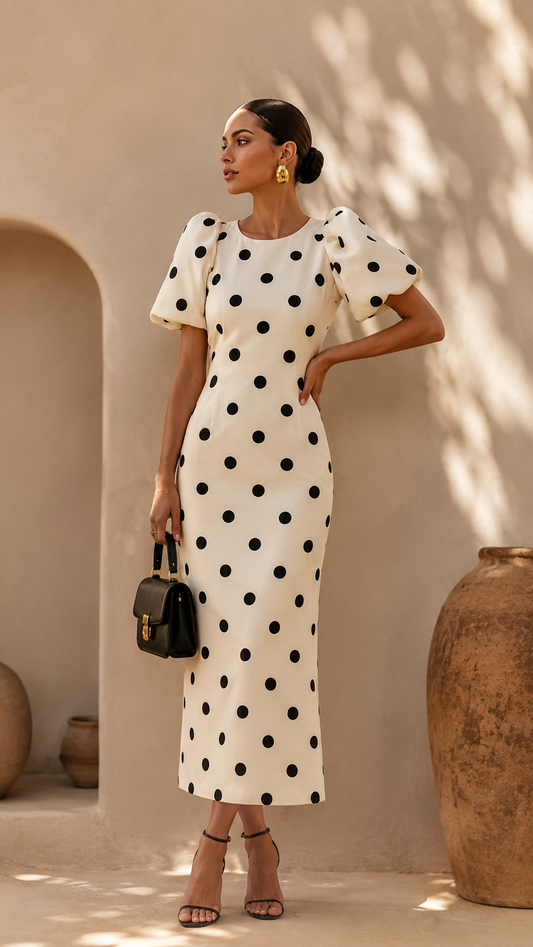Polka Dot Long Dress