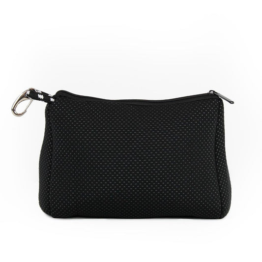 NEOPRENE POUCH - BLACK DOTTED