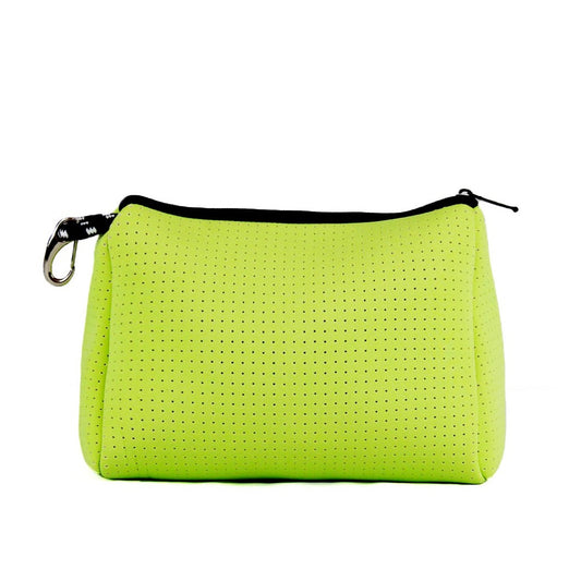 NEOPRENE POUCH - NEON GREEN