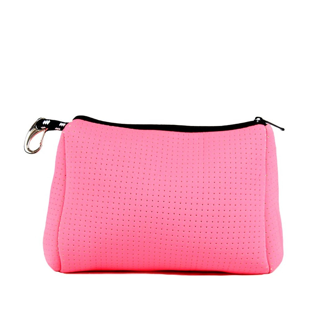 NEOPRENE POUCH - NEON PINK