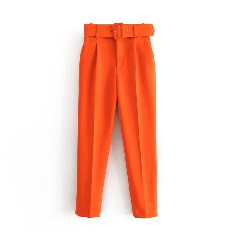 Orange Belt Pants