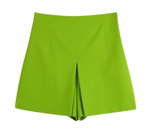 Solid Apple Green Short