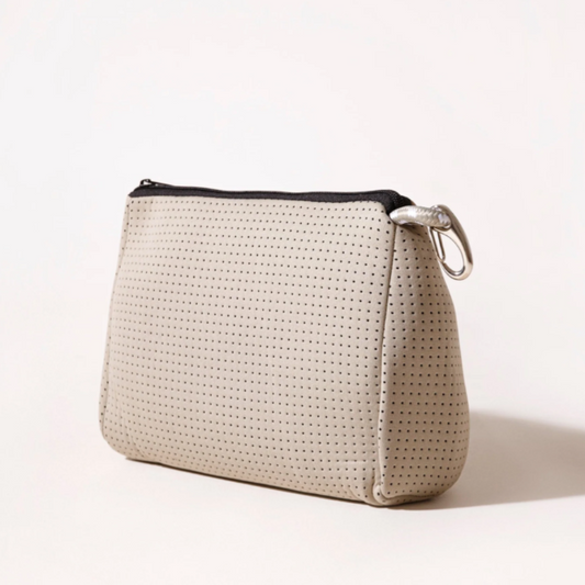 NEOPRENE POUCH - TAUPE