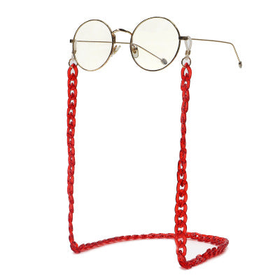 Red Acrylic Sunglasses Chain